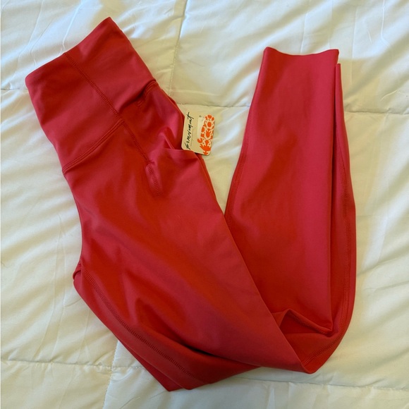 free people movement Pants - Free People Movement Set the pace leggings color cayenne size small